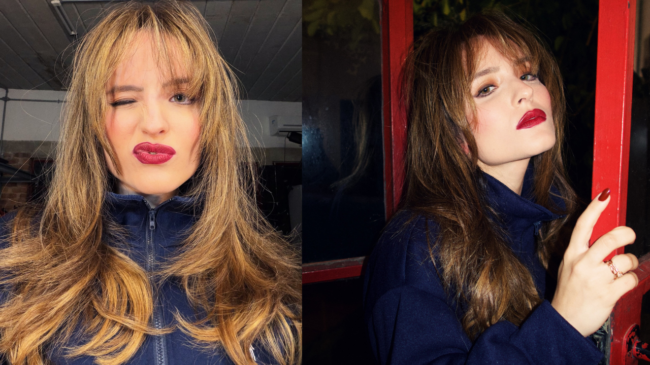 Larissa Manoela revela transformação capilar com franja e tons claros: “Na minha era de cabelo bagunçado”