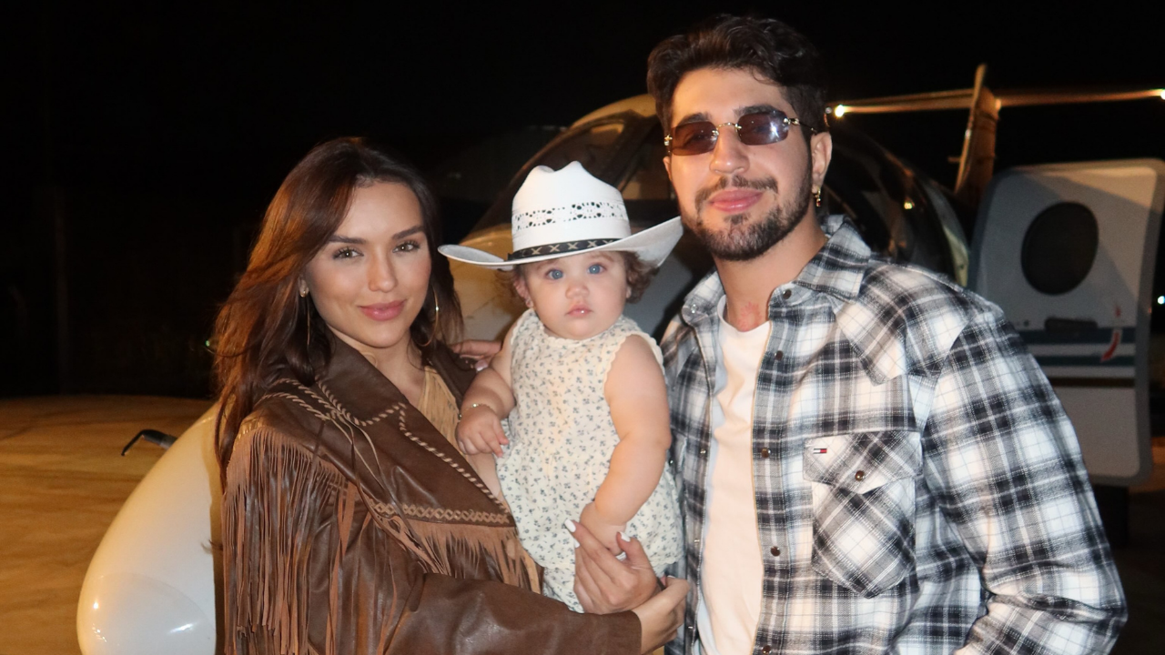 Rafa Kalimann viaja de jato de Barretos com Nattan e Zuza após estreia da filha na festa: ‘A mini diva queria ficar mais’