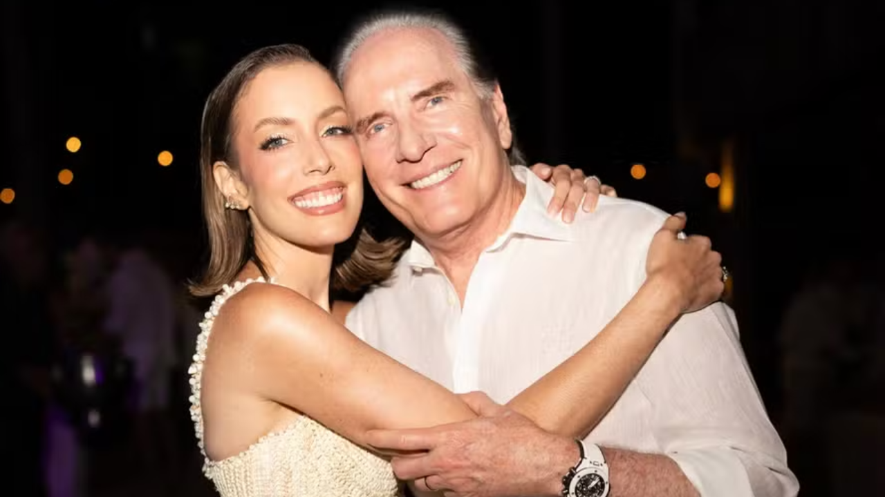 Roberto Justus comemora renovação de votos de Fabiana: “Finalmente sem despesa”