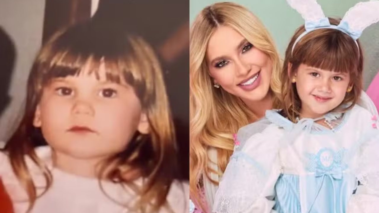 Margareth Serrão abre o baú, mostra fotos inéditas da infância de Virginia e brinca com semelhança da neta