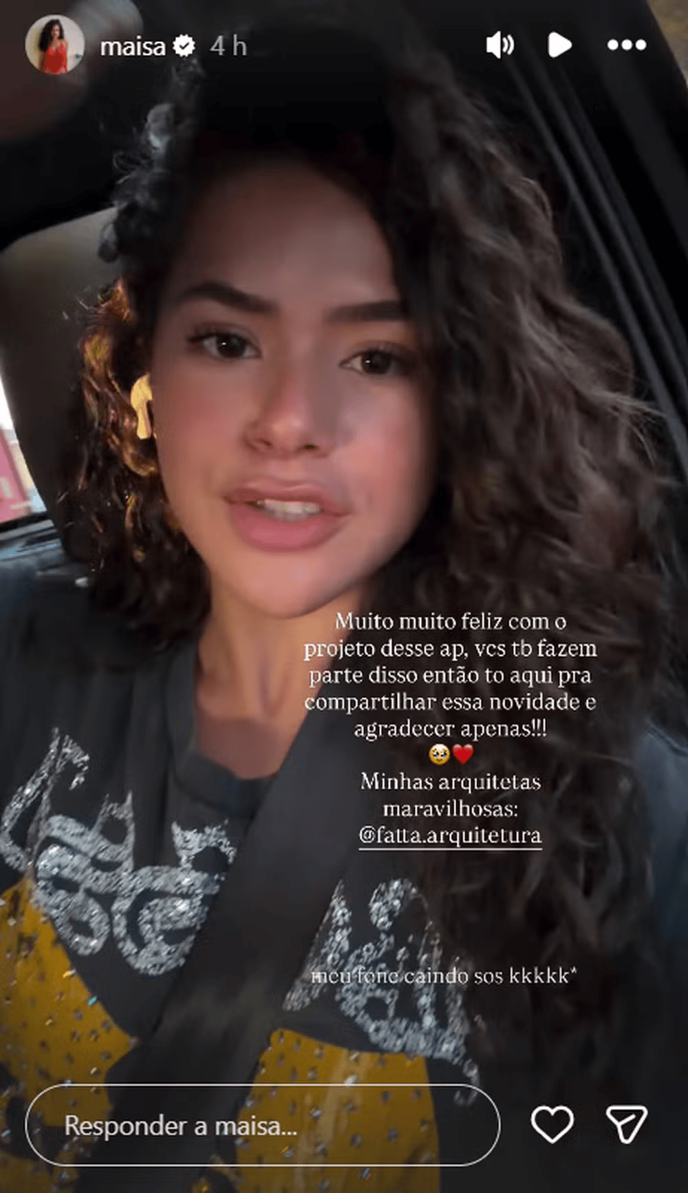 Maisa Silva prepara mudança para apartamento próprio após anos parado com obras Maisa Silva prepara mudança para apartamento próprio após anos parado com obras