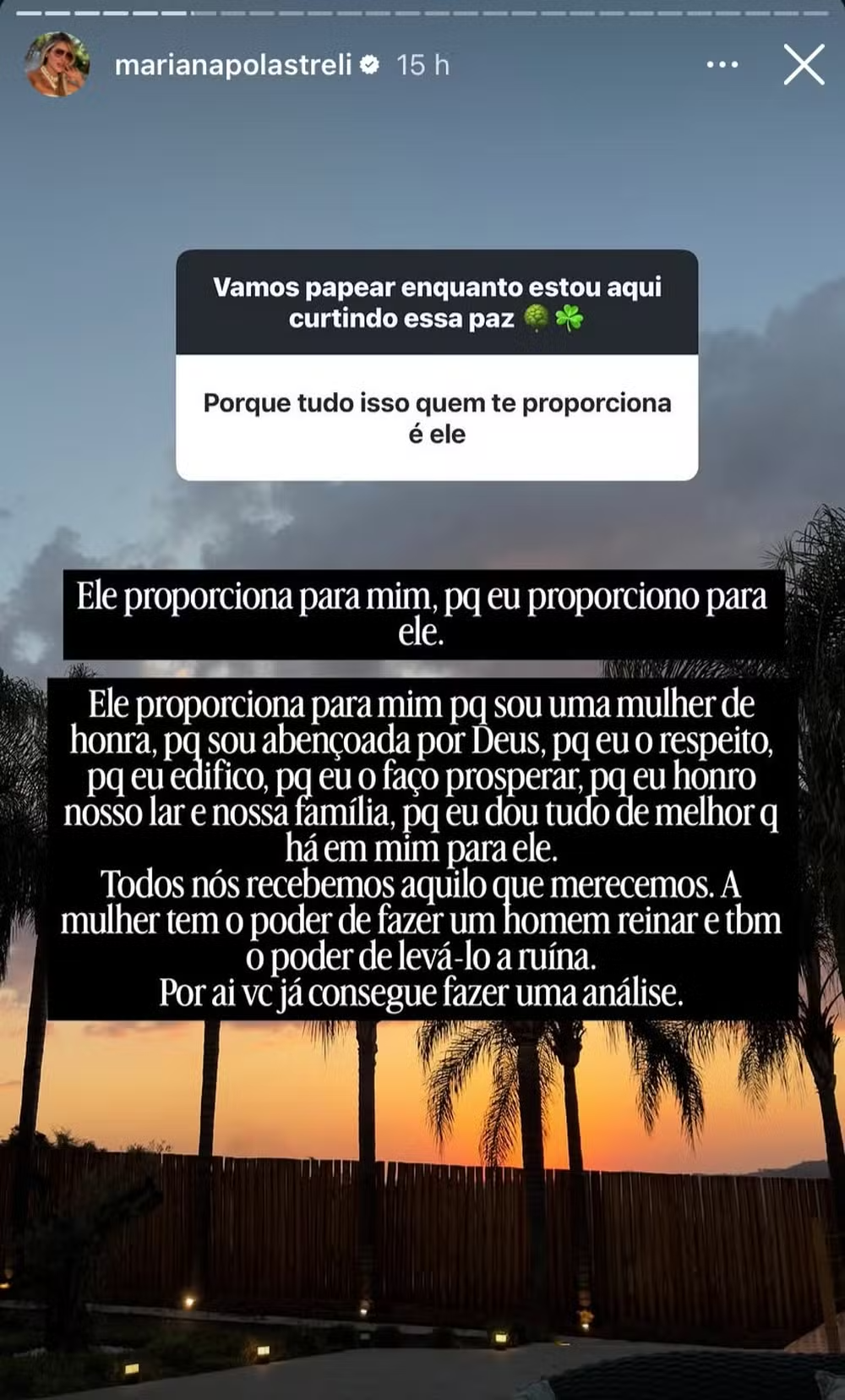 Esposa de Eduardo Costa justifica presentes do cantor: 'Eu o faço prosperar' Esposa de Eduardo Costa justifica presentes do cantor: 'Eu o faço prosperar'