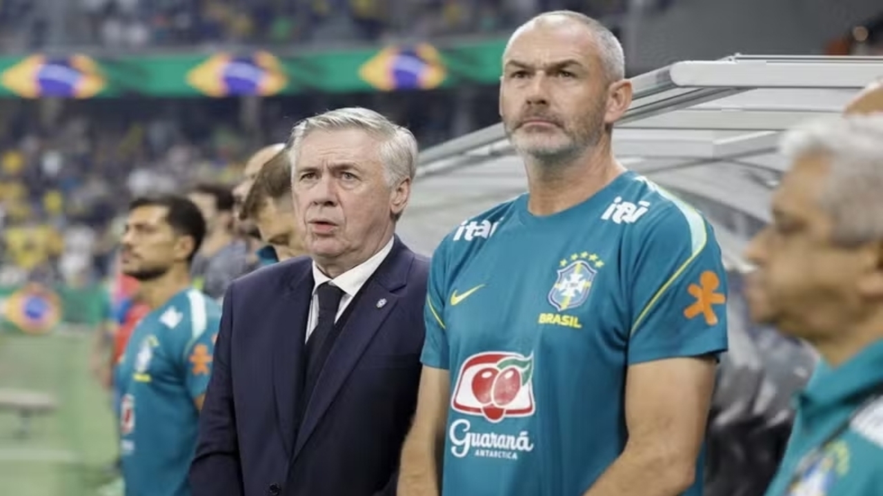 Ancelotti pede paciência em meio ao empate com Austrália Carlo Ancelotti no comando técnico da Seleção Brasileira