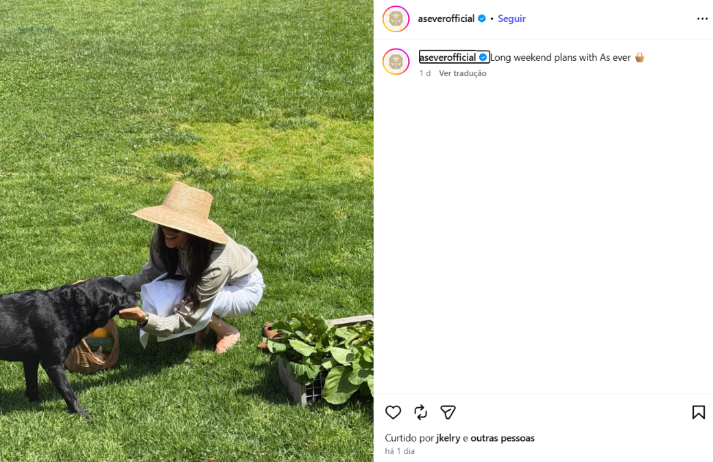 Meghan Markle se manifesta com foto fofa após suposta decisão de Charles sobre retorno à Família Real