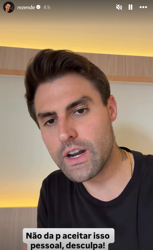 Ex de Virginia Fonseca, Rezende reage a fake news sobre paternidade da filha dela