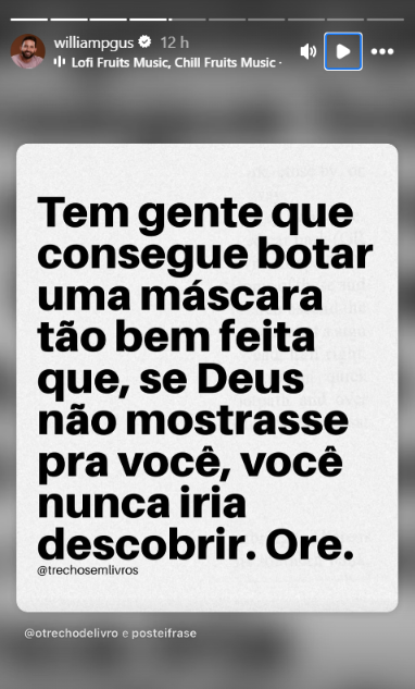 Irmão de Virginia Fonseca publica indireta após ‘treta’ entre mãe e amigos da influenciadora: ‘Aprenda a calar’ Irmão de Virginia Fonseca publica indireta após ‘treta’ entre mãe e amigos da influenciadora: ‘Aprenda a calar’