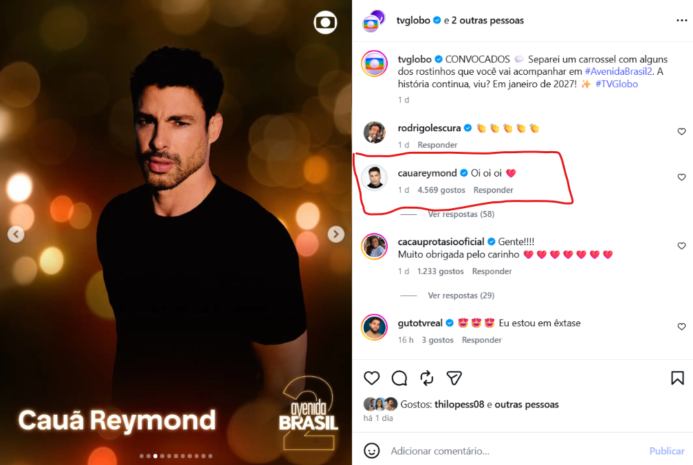 Cauã Reymond exibe abdômen sarado sem camisa e revela cuidados com o corpo: “Me cuidando”