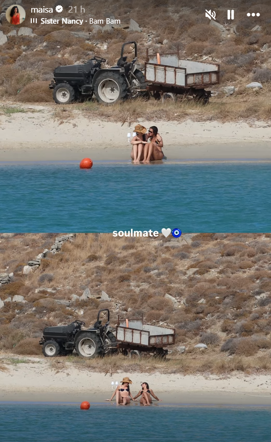 Maisa cai no mar durante viagem à Grécia, se declara à 'alma gêmea' e curte noitada Maisa cai no mar durante viagem à Grécia, se declara à 'alma gêmea' e curte noitada