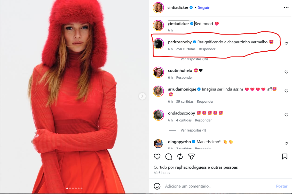 Pedro Scooby interage em foto de Cintia Dicker e comentário faz fãs pedirem reconciliação: “Volta logo” Pedro Scooby interage em foto de Cintia Dicker e comentário faz fãs pedirem reconciliação: “Volta logo”
