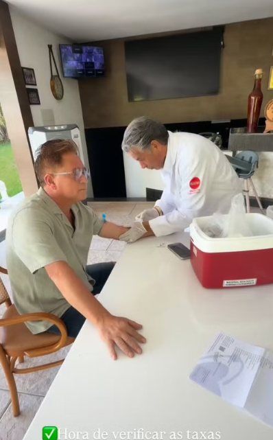 Leonardo passa por exames após mudança de hábitos e perda de peso