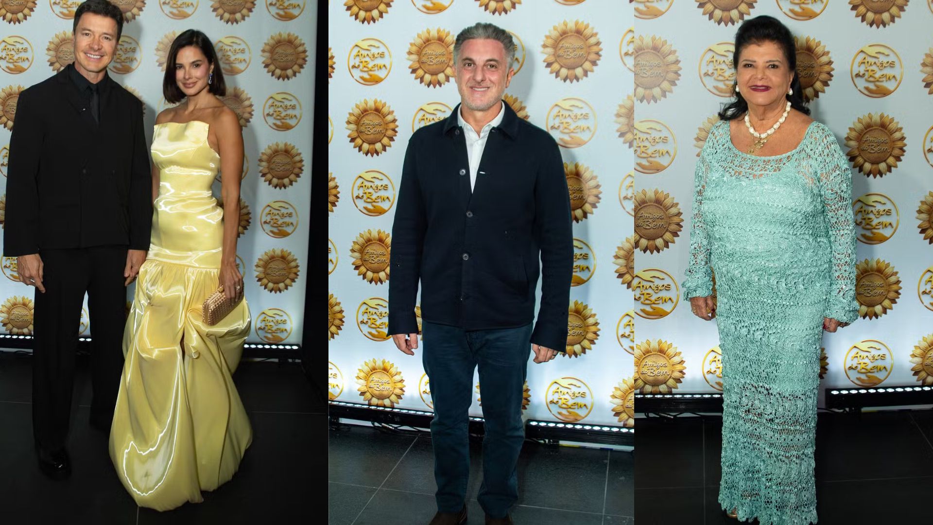 Rodrigo Faro, Vera Viel, Luciano Huck mais famosos se reúnem em SP para prestigiar jantar de gala beneficente