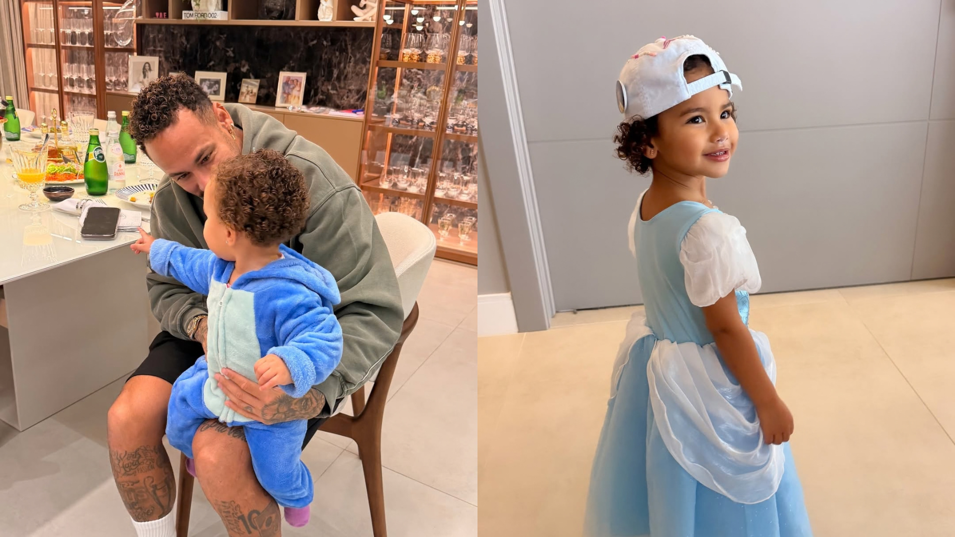 Bruna Biancardi derrete a web ao compartilhar novos cliques de Mavie e Mel, frutos do relacionamento com Neymar