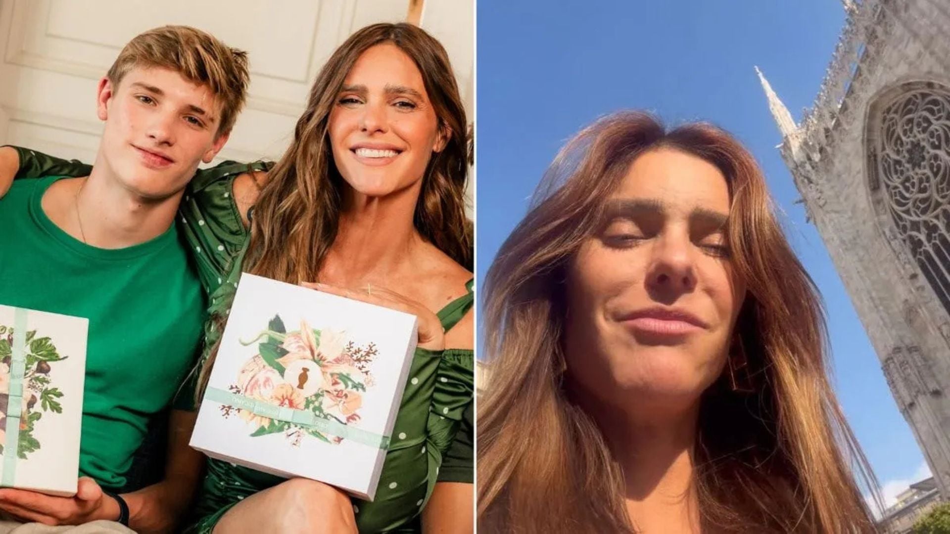 Fernanda Lima viaja a Milão para prestigiar a estreia do filho na Gucci, fica sem convite para o desfile e diverte a web: ‘Não importa!’