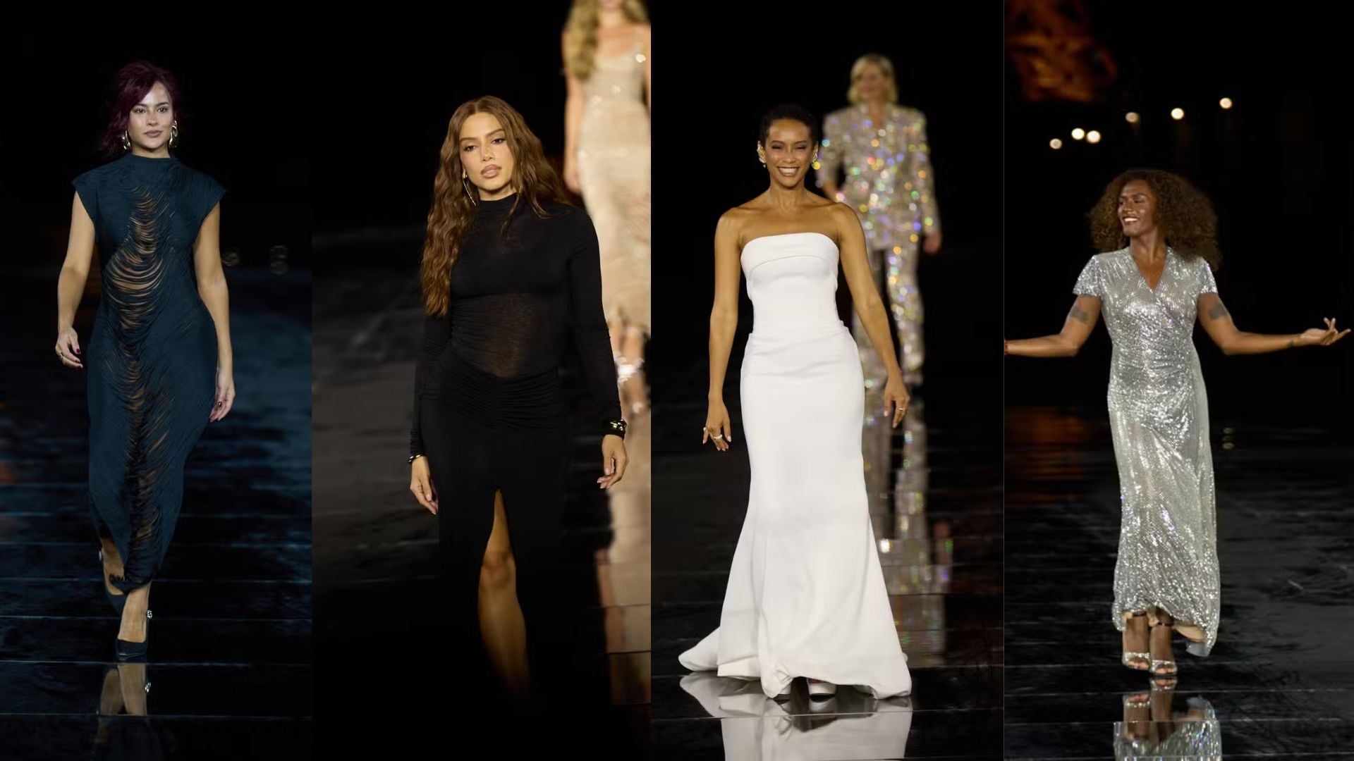Anitta, Taís Araujo, Liniker e Bella Campos dominam Paris e representam o Brasil em grande estilo nas passarelas