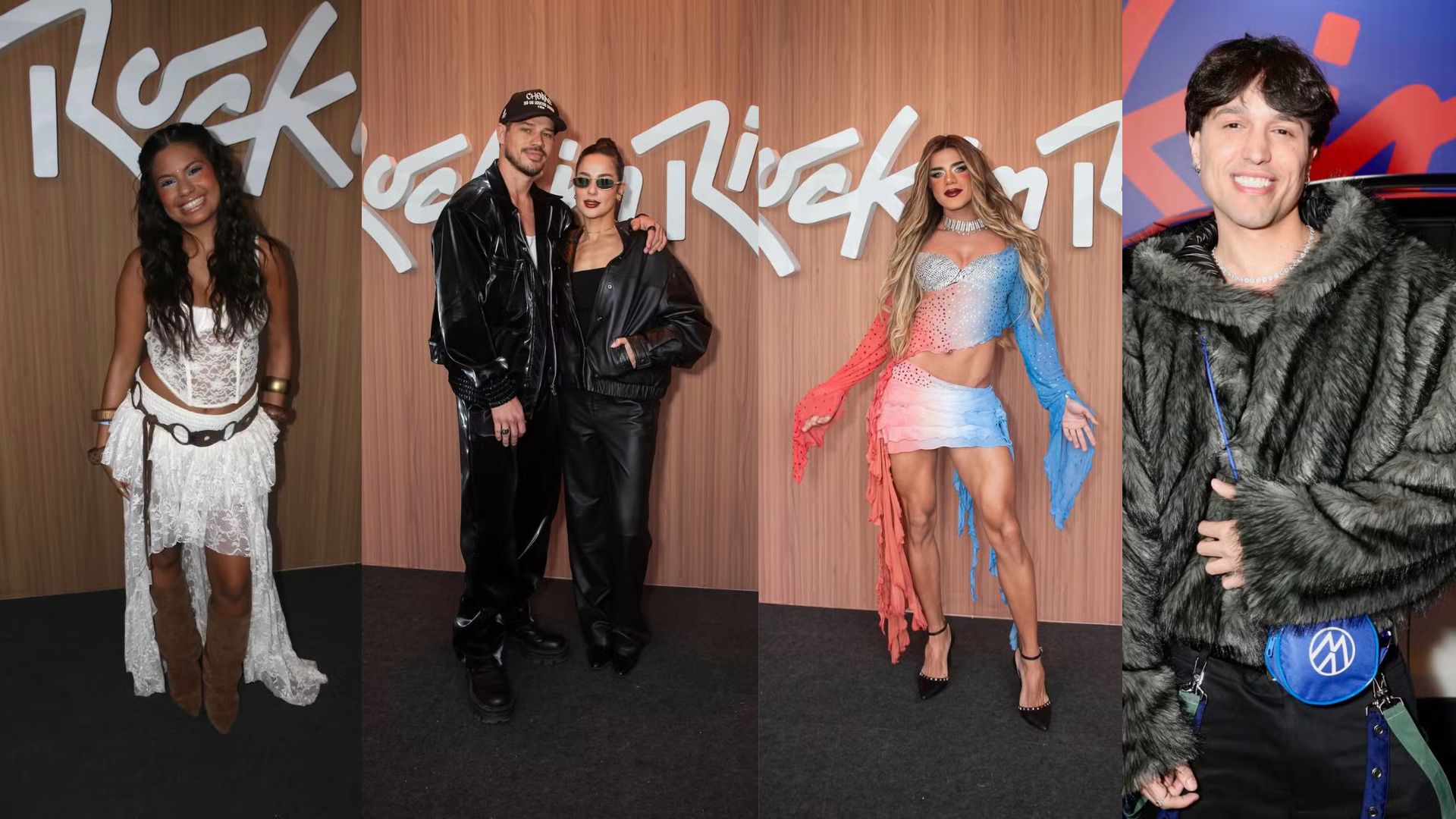Celebridades capricham no visual para o adeus ao Rock in Rio