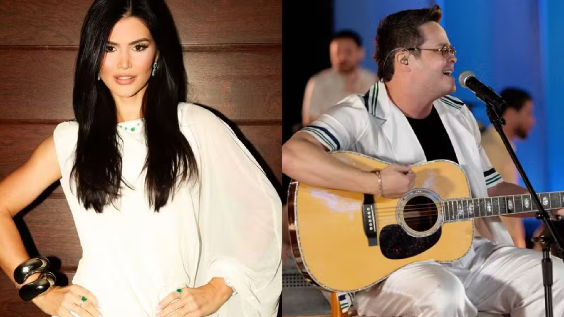 Ex-mulher de Matheus, dupla com Kauan, prestigia show do cantor e levanta rumores de reconciliação