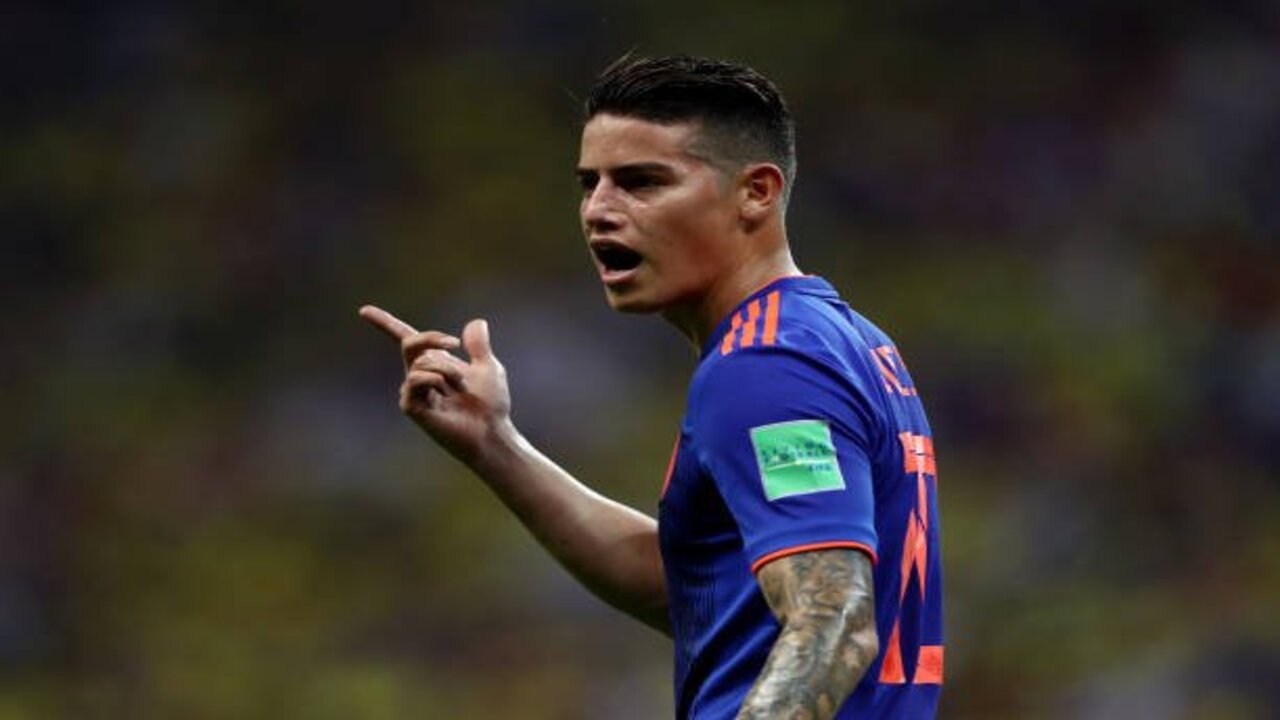 James Rodríguez pela Seleção Colombiana