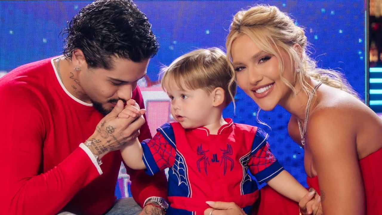 Zé Felipe e Virginia Fonseca se reúnem para festa de 2 anos do filho