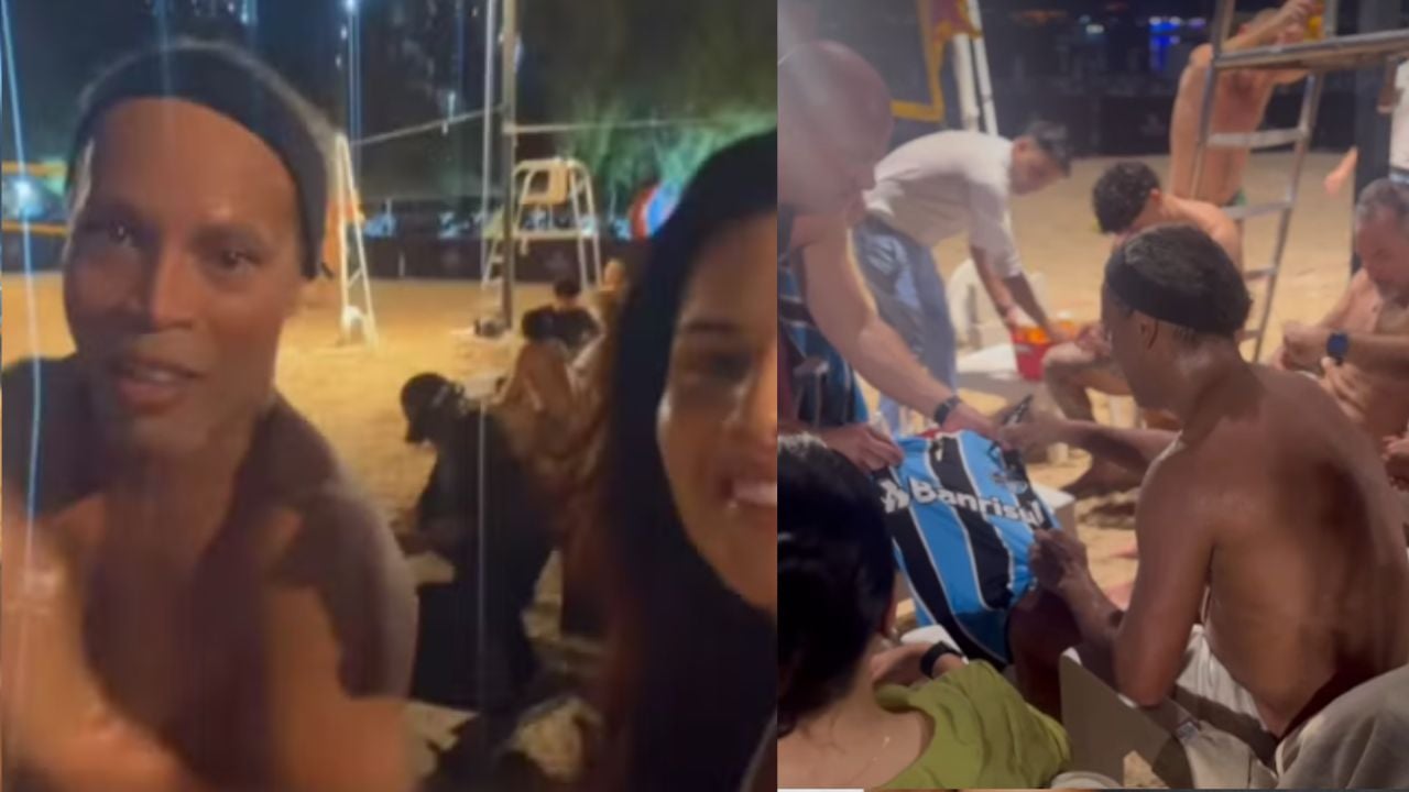 Ronaldinho Gaúcho e a namorada Ingryd Guadagnin em Dubai I Reprodução/Instagram