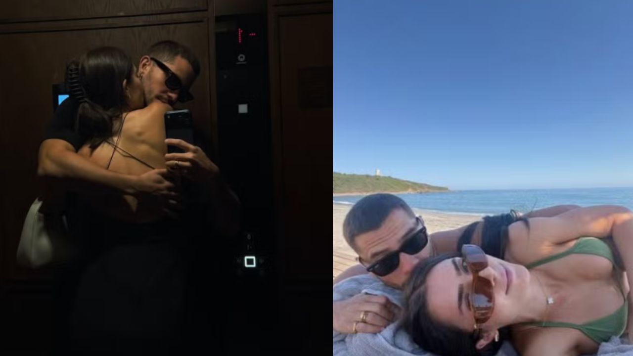 Jade Picon aparece em clima de romance com André Lamoglia durante viagem pela Espanha