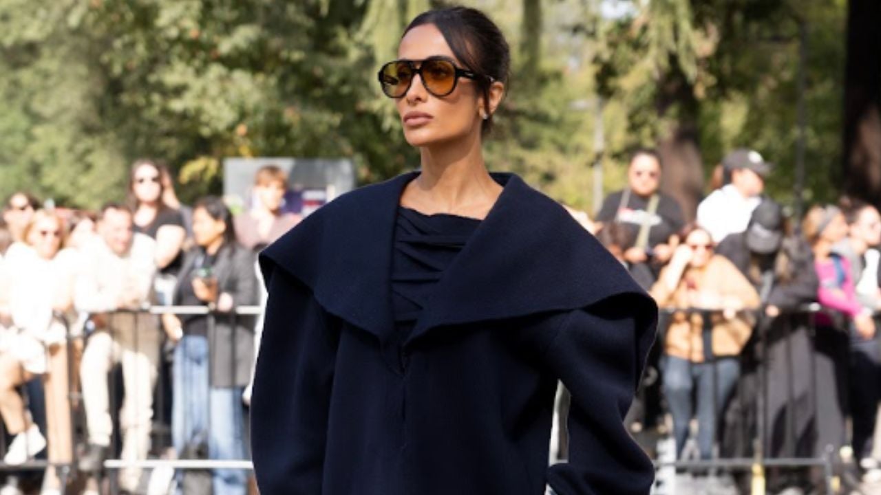 Silvia Braz brilha na primeira fila do desfile da Ferragamo em Milão