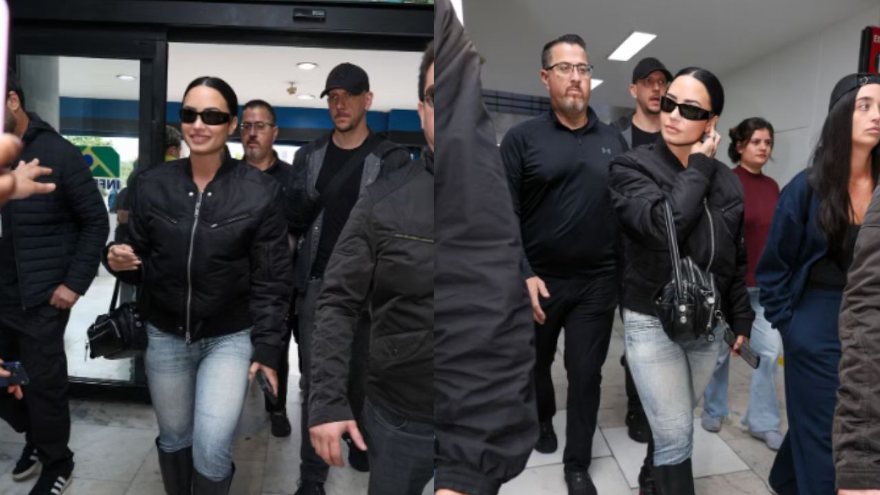 Demi Lovato viaja em voo comercial rumo a São Paulo e encontro com fãs viraliza