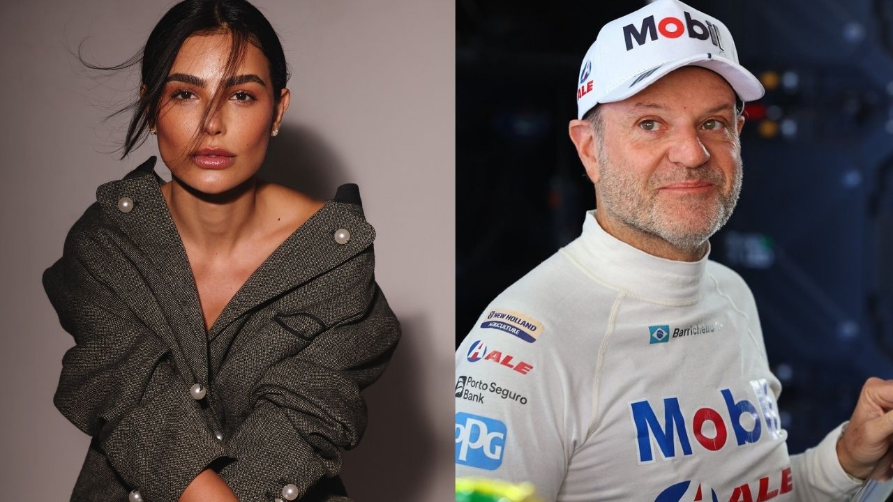 Cíntia Chagas e  Rubens Barrichello I Reprodução/Instagram