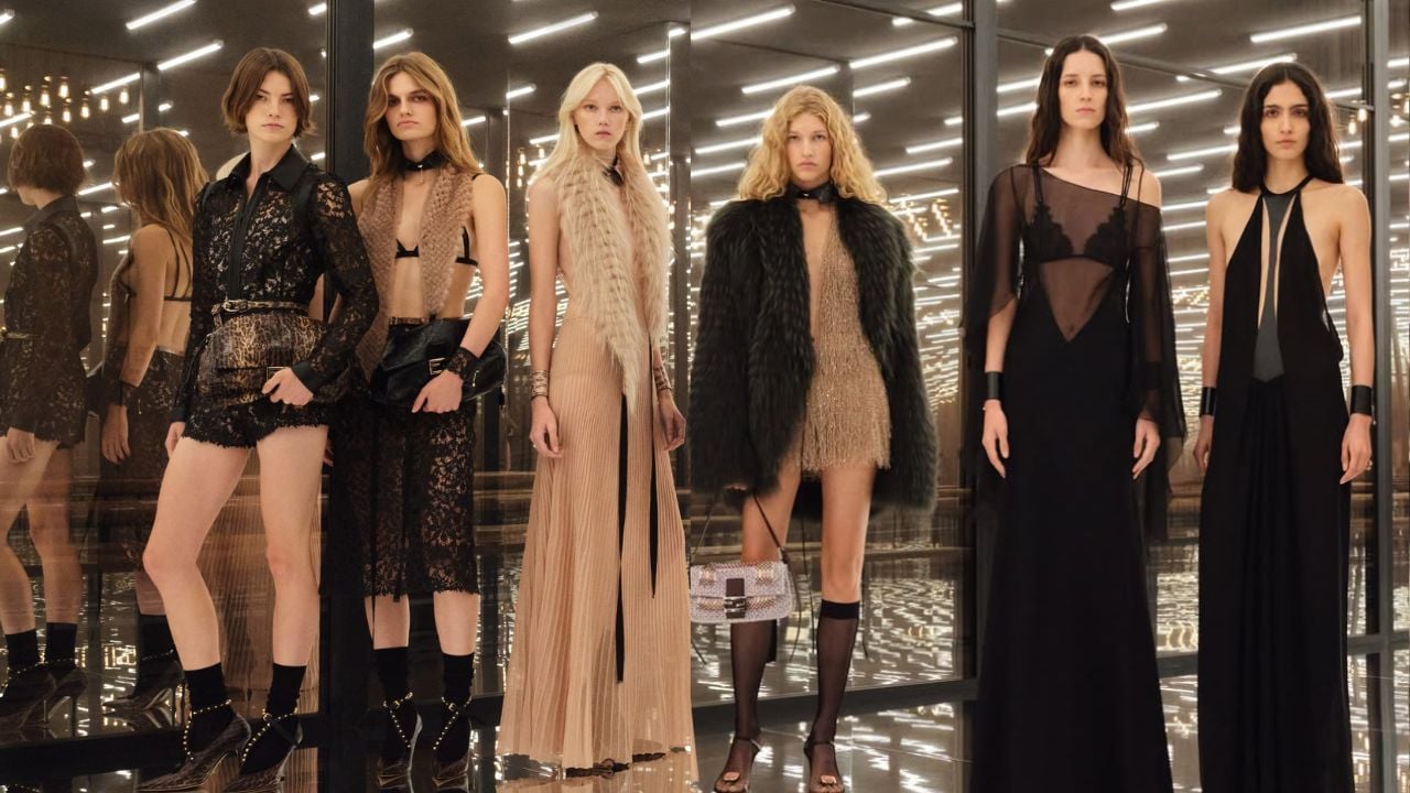 Desfile da Fendi em Milão apresenta coleção Verão 2027