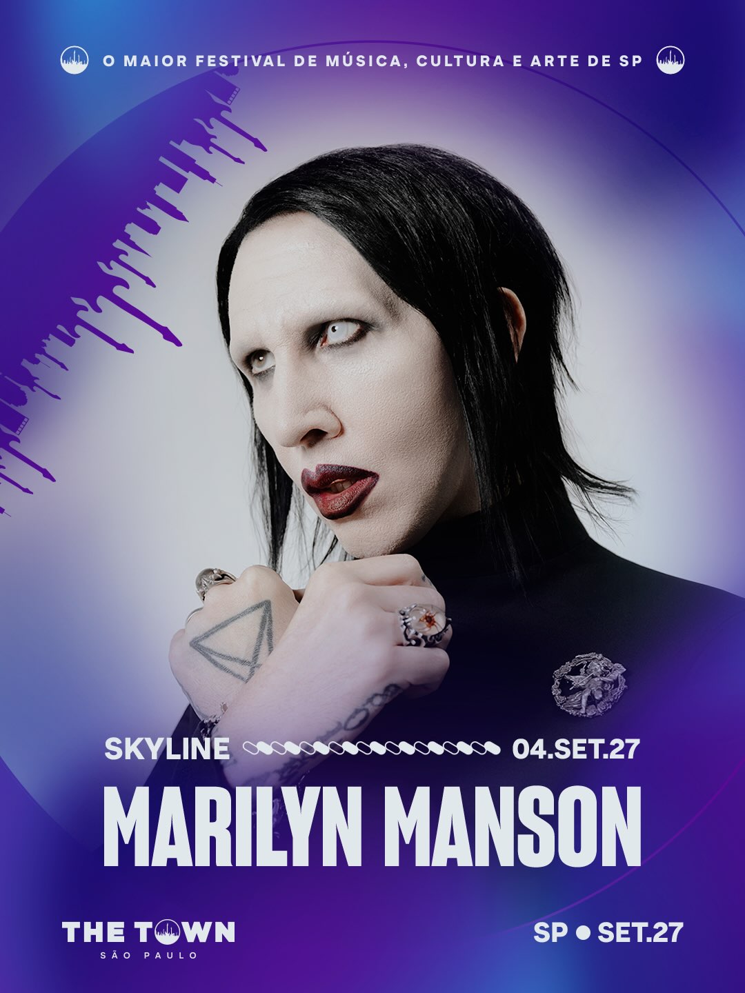 The Town 2027 agita fãs ao revelar Slipknot e Marilyn Manson como primeiras atrações