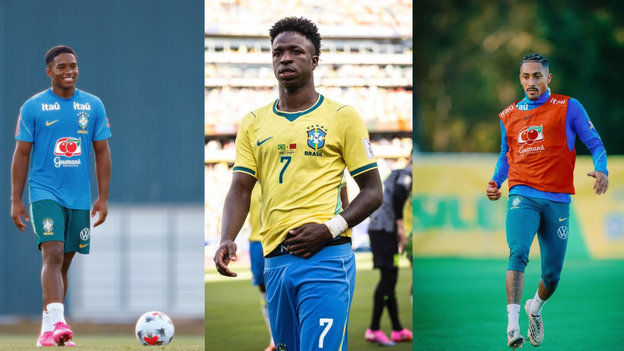 Jornal espanhol exalta Endrick, Vini Jr. e Raphinha e dispara: “Salvaram o Brasil de uma vergonha”