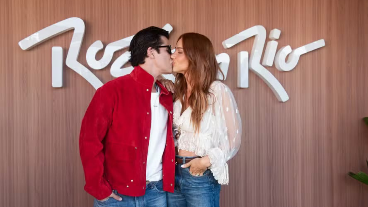 Giovanna Ewbank e Bruno Gagliasso curtem Rock in Rio em clima de romance
