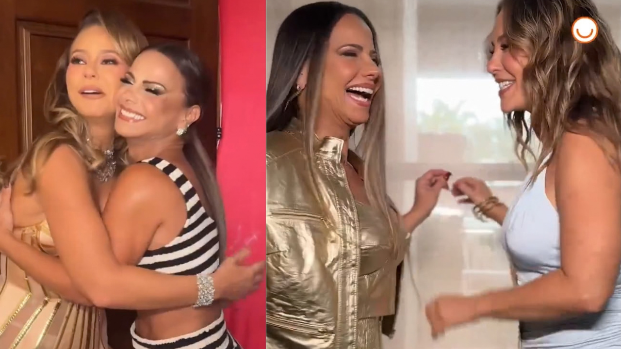 Viviane Araujo exalta Paolla Oliveira após chegada à Imperatriz: “Rainha das rainhas”