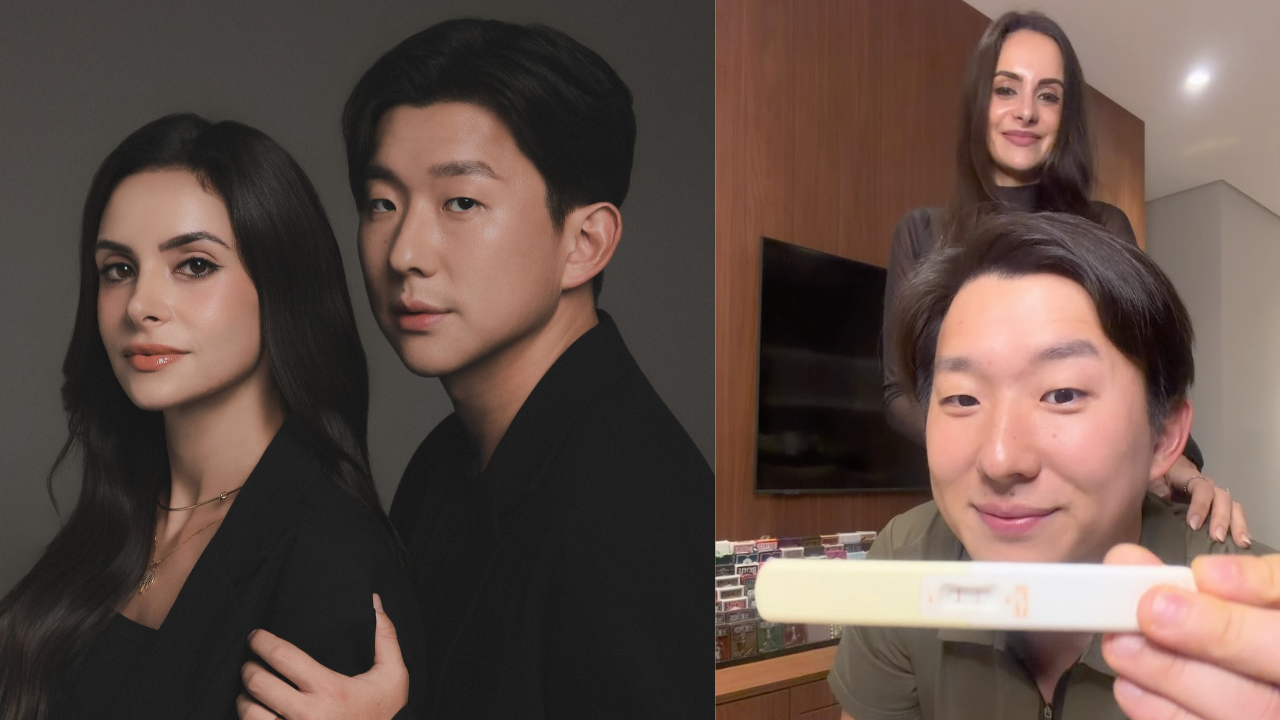 Pyong Lee revela gravidez de Natália Nasser e comemora chegada de novo bebê: “Nossa família vai crescer”