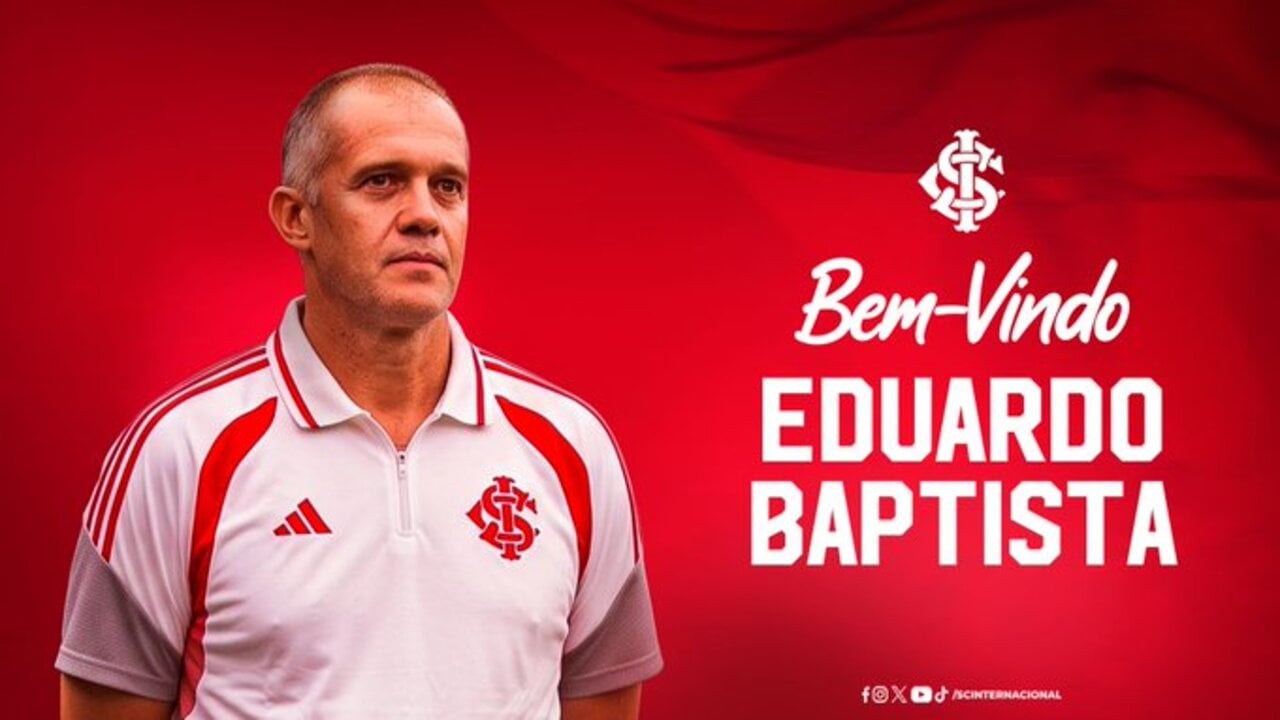 Internacional anuncia a contratação do treinador Eduardo Baptista