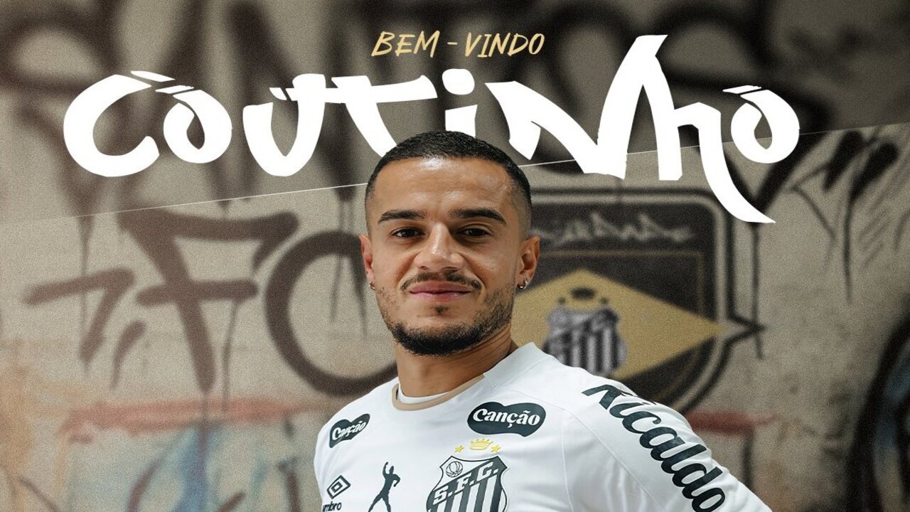 Santos anuncia a contratação do meia-atacante Philippe Coutinho