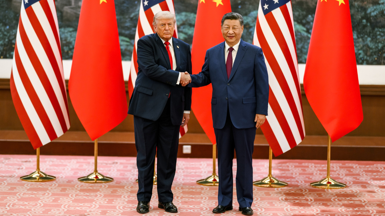 Xi Jiping se reúne com Donald Trump em Washington