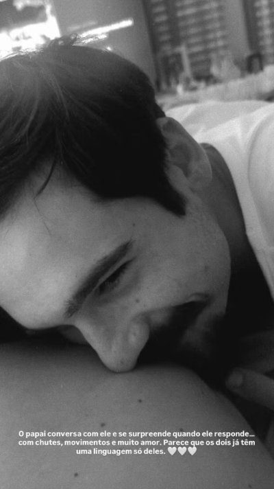 Sabrina Sato mostra momento de Nicolas Prattes com o filho e brinca sobre 'linguagem' entre os dois