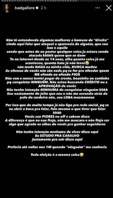 Lorena Maria revela que estuda para sair da internet: “Preferia quando ninguém me conhecia”