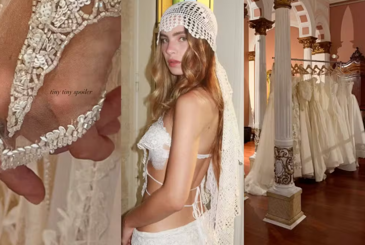 Giulia Be e Conor Kennedy preparam casamento com três dias de festa e quatro looks
