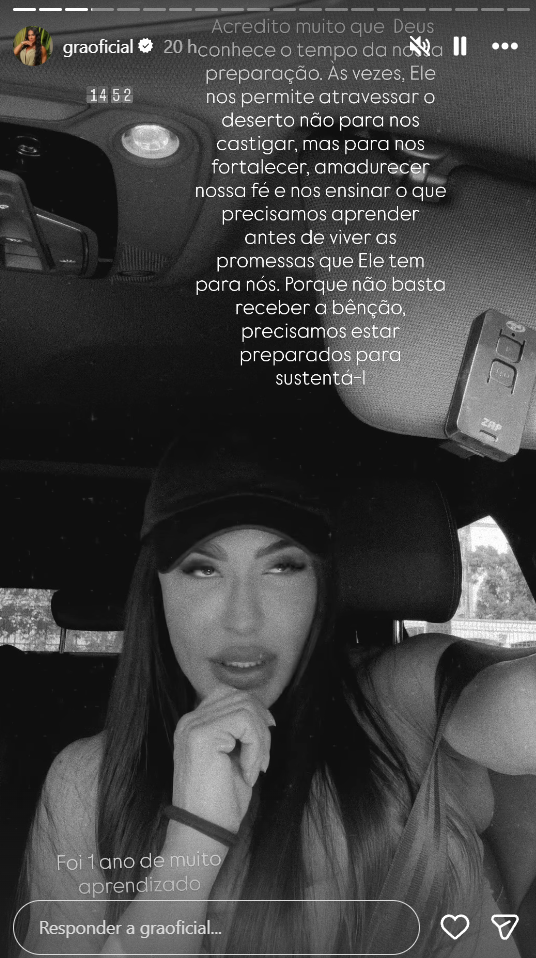 Gracyanne Barbosa celebra evolução após problema no joelho