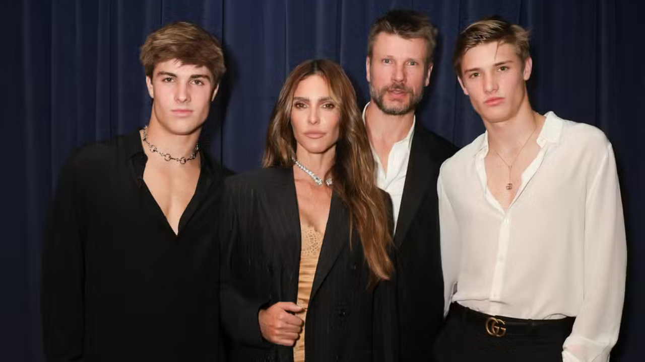 Fernanda Lima e Rodrigo Hilbert marcam presença na Festa MASP com filhos em estreias pela Gucci em Milão