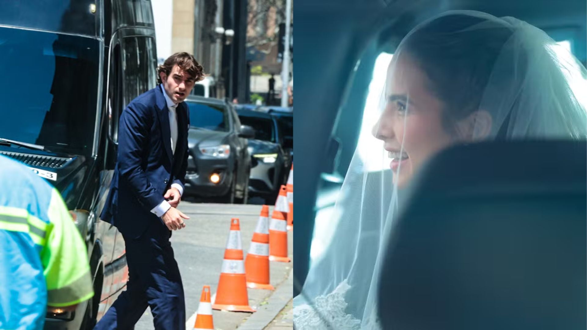 Giulia Be e Conor Kennedy se casam em igreja centenária no Rio de Janeiro