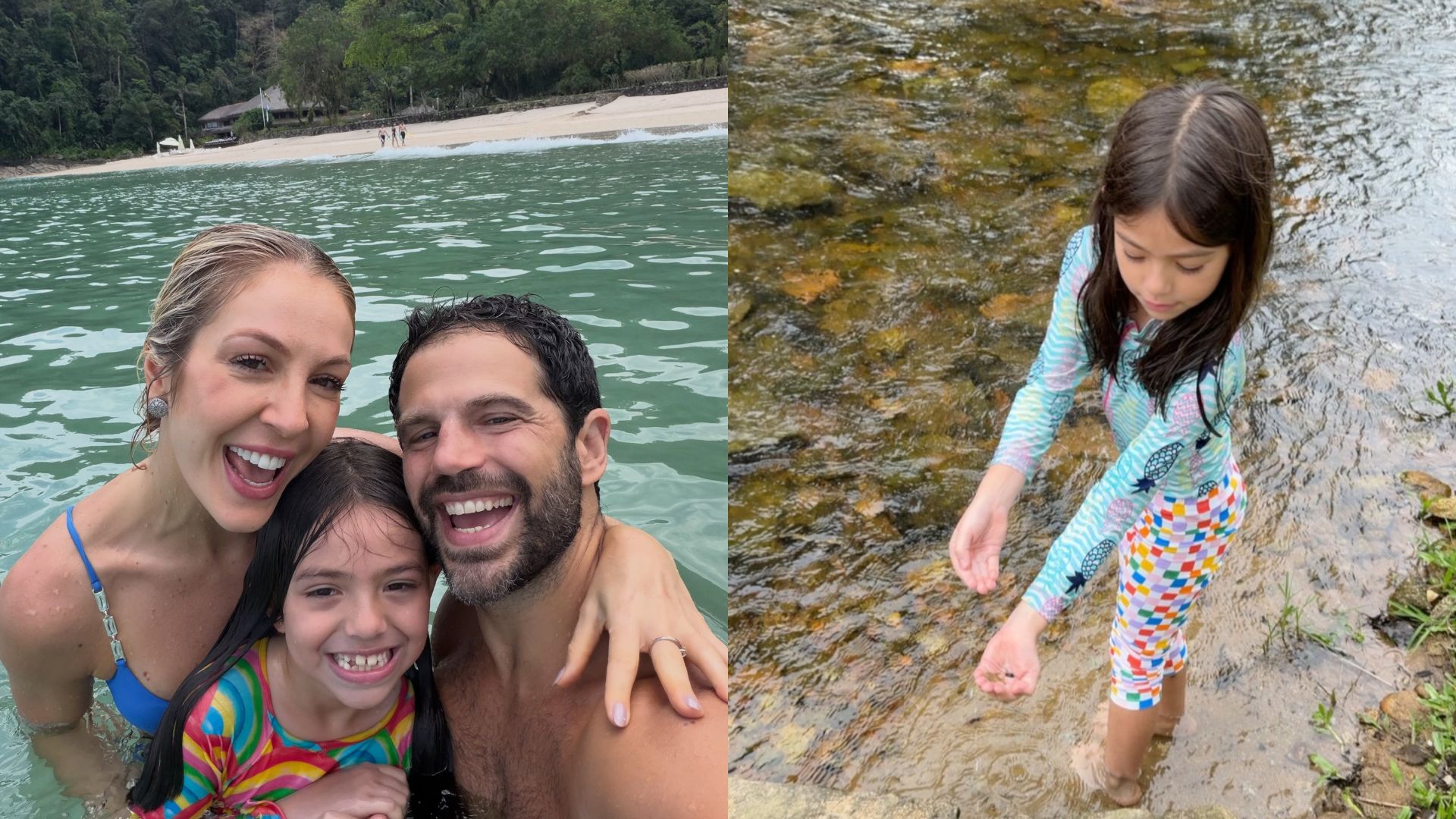 Duda Nagle surpreende ao mostrar acampamento com a namorada e a filha Zoe; veja