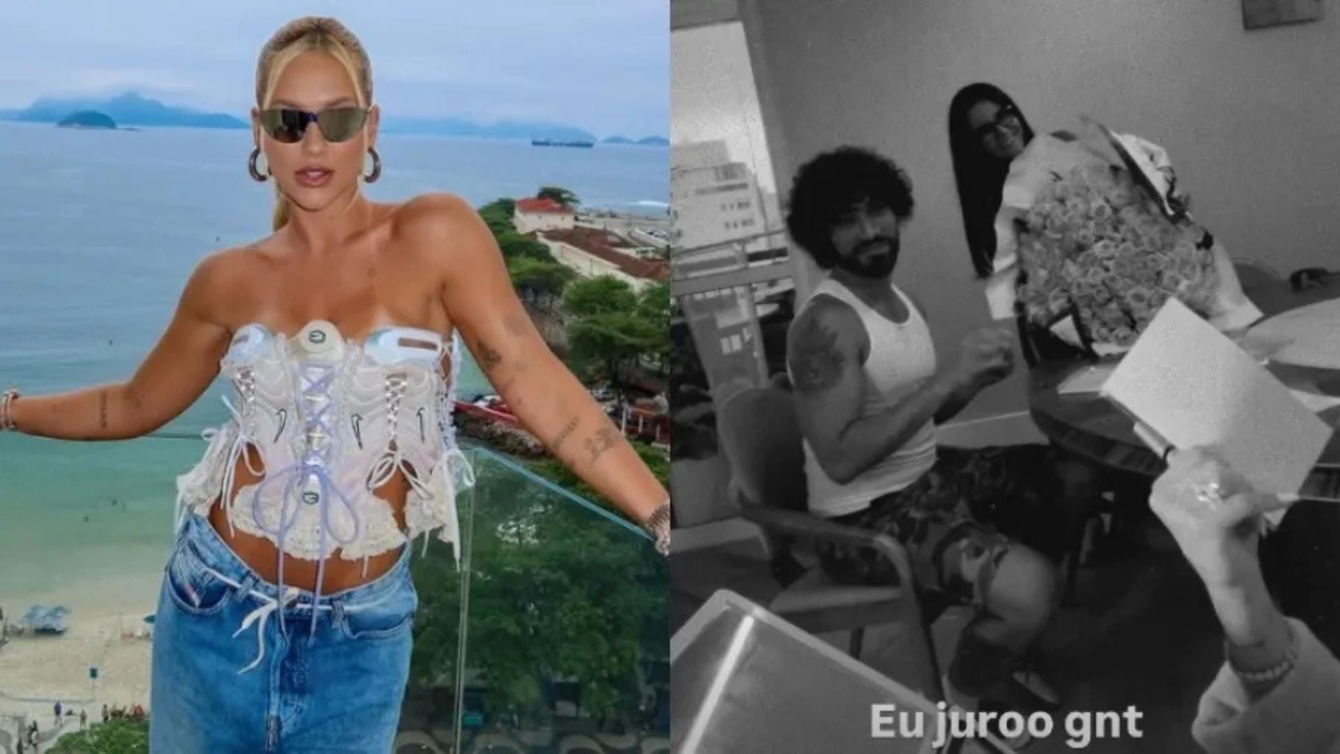 Após término, Virginia ganha flores de admirador secreto, grava reação e diz: ‘Não tenho ideia’