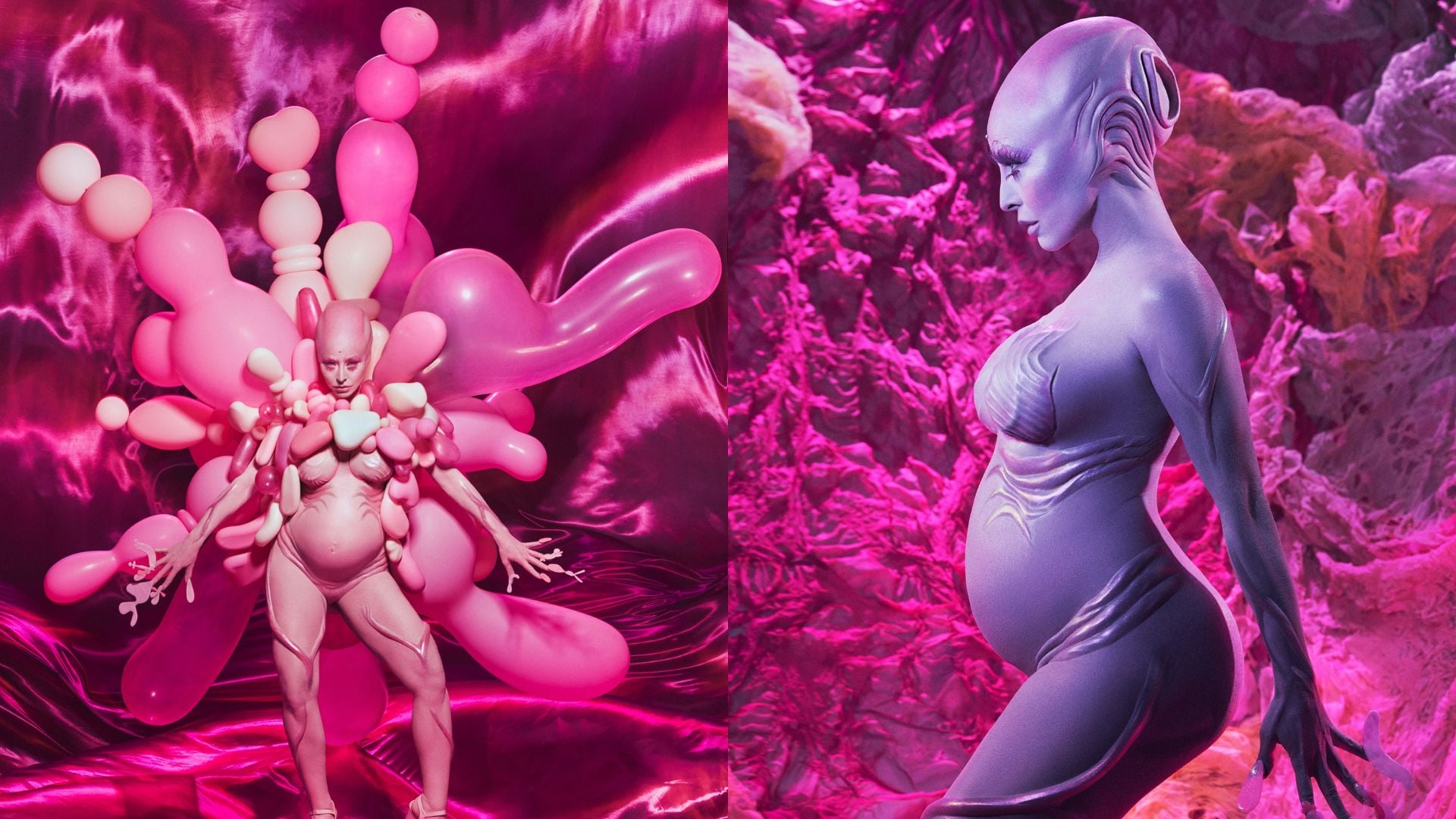 Grávida, Sabrina Sato chama atenção com fantasia criativa e visual “careca” em baile de Halloween em São Paulo