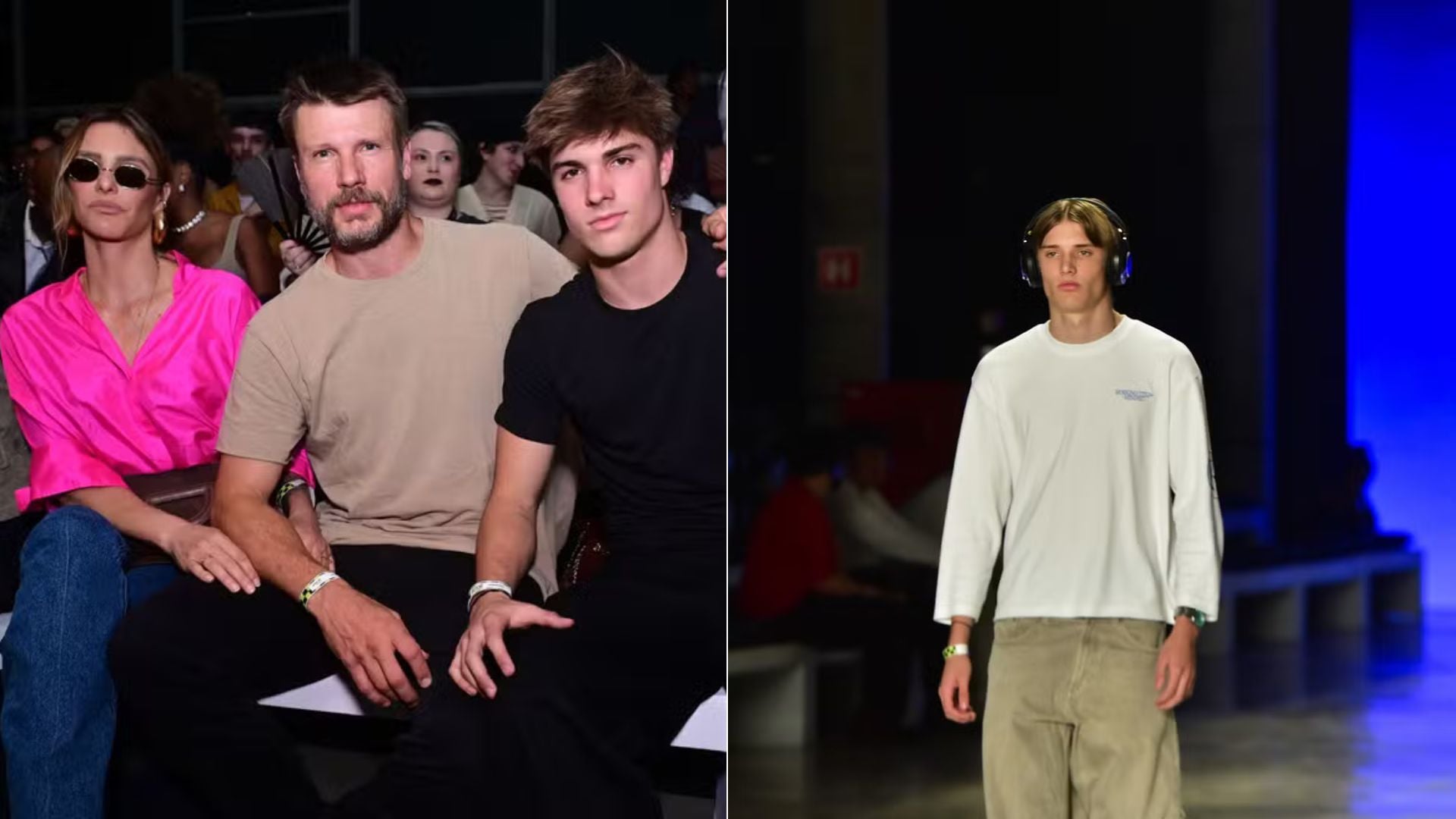 Fernanda Lima comemora participação de João em desfile do SPFW: ‘Muito orgulhosa’