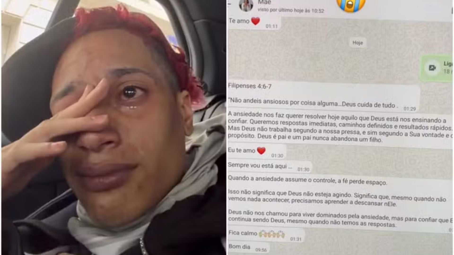 Cantor Oruam se manifesta nas redes sociais após mãe ser presa: “Não sei o que fazer”