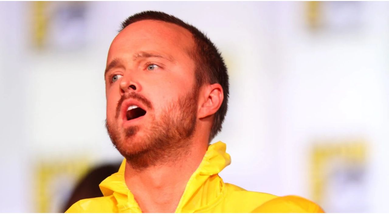 Ator Aaron Paul durante evento de cultura pop em San Diego