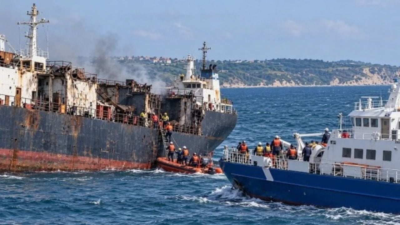 Rússia é suspeita de usar drones para afundar navio em área da Otan