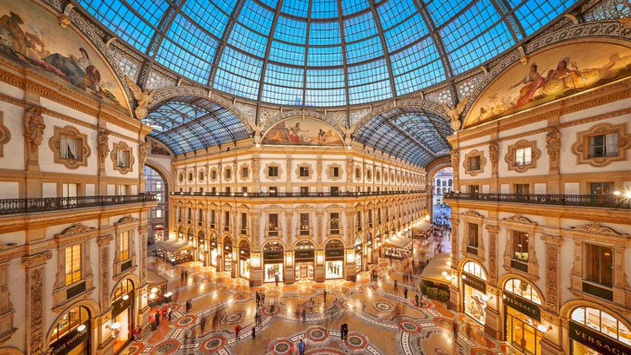 Galeria Vittorio Emanuele II, um dos pontos mais visitados de toda a Itália